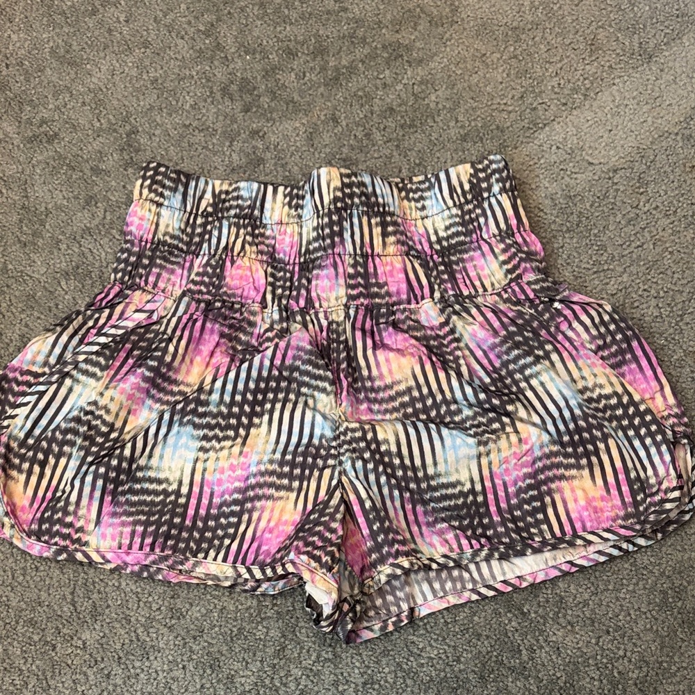 FP Movement by Free People High Waist Shorts - Pink, Blue, Black